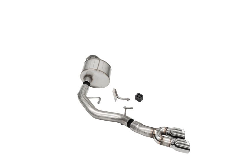 Corsa Performance 21141 3.0in. Front of Tire Exit Catback Exhaust System with Twin 3.5in. Tips