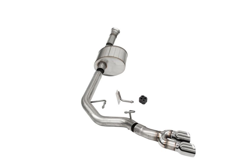 Corsa Performance 21144 3.0in. Front of Tire Exit Catback Exhaust System with Twin 3.5in. Tips