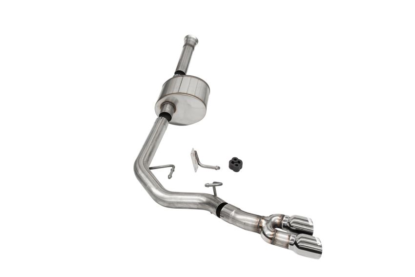 Corsa Performance 21147 3.0in. Front of Tire Exit Catback Exhaust System with Twin 3.5in. Tips