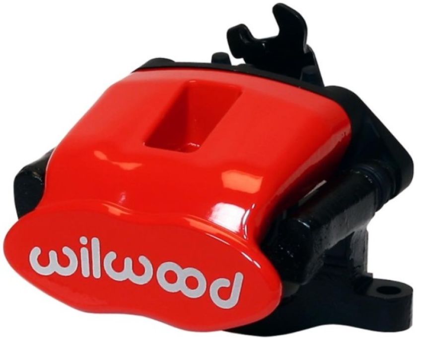 Wilwood 120-10112-6-RD Caliper-Combination Parking Brake-Pos 6-L/H-Red 41mm piston .81in Disc