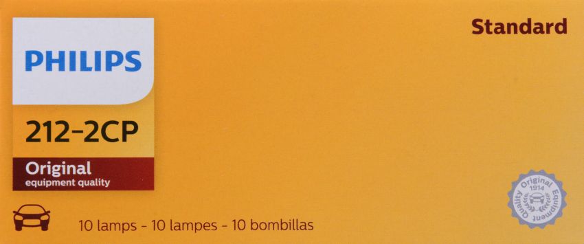 Philips 212-2CP Philips Standard Miniature 212-2 Pack of 10
