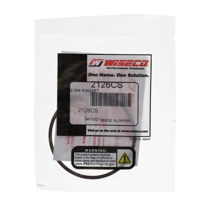 Wiseco 2126CS Wiseco Piston Ring Set, 2 Cycle, 54.00 MM Bore