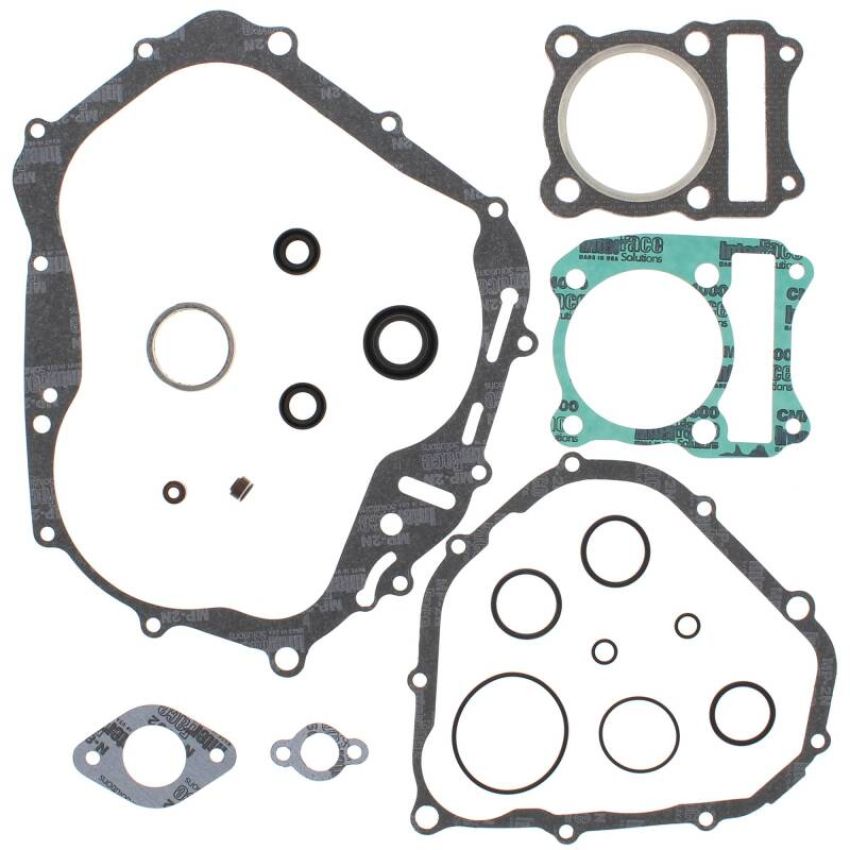Vertex Pistons 811886 Vertex Gaskets 02-14 Suzuki LT-F250 Ozark Complete Gasket Kit w/ Oil Seals