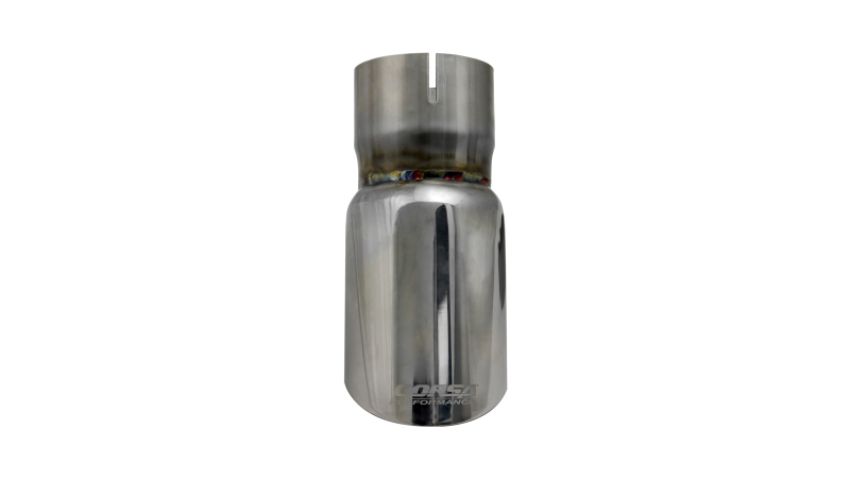 Corsa Performance TK001 Single 3.0in. Polished Pro-Series Universal Tip Kit (2.5in. Inlet-Clamp Included