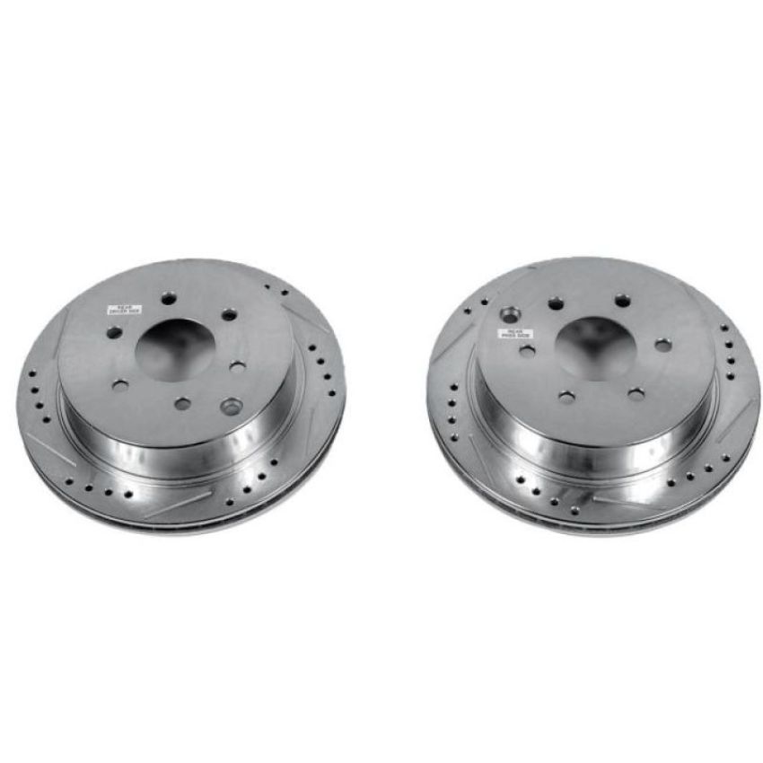 PowerStop JBR1164XPR PowerStop Evolution Performance Drilled, Slotted & Plated Brake Rotor Pair