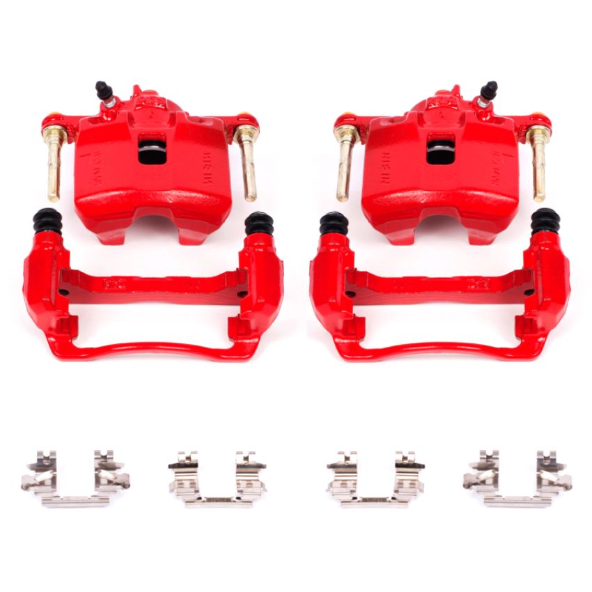 PowerStop S1614 Red Powder Coated Calipers