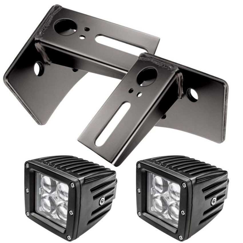 Oracle Lighting 2142-504 Lower Windshield Mount Brackets w/ Lights Combo