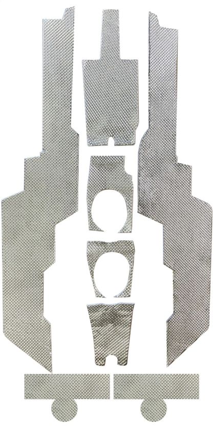 Design Engineering 902406 Heat Shield Kit, Center Console, Polaris RZR, 2-seat