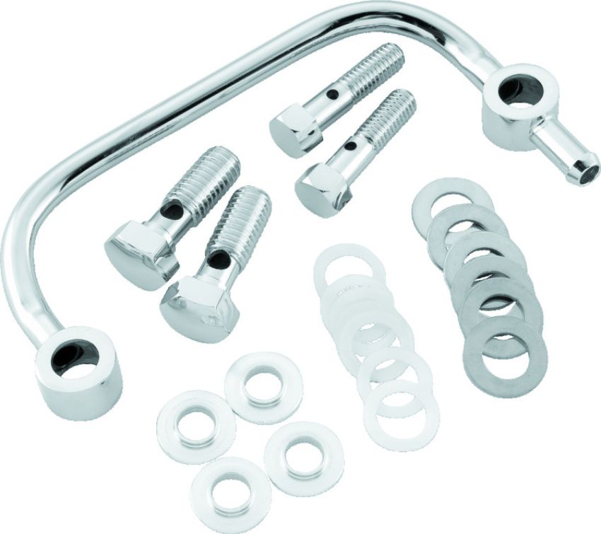 Bikers Choice 482723 96-06 Big Twin Chrome Head Breather Kit