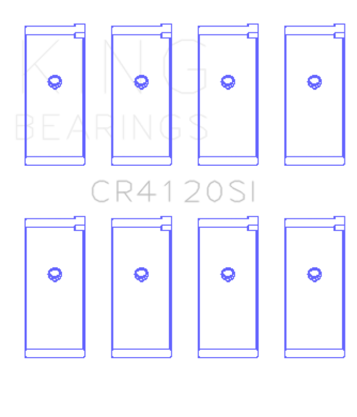 King Engine Bearings CR4120SI0.75 Mitsubishi 4G63/64 DOHC (Size +0.75mm) Connecting Rod Bearing Set