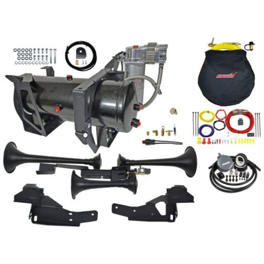 Kleinn Air Horns GMHD-230 Kleinn 07-19 Chevrolet Silverado 2500 HD/ 3500 HD Onboard Air System w/ Model 230 Horns