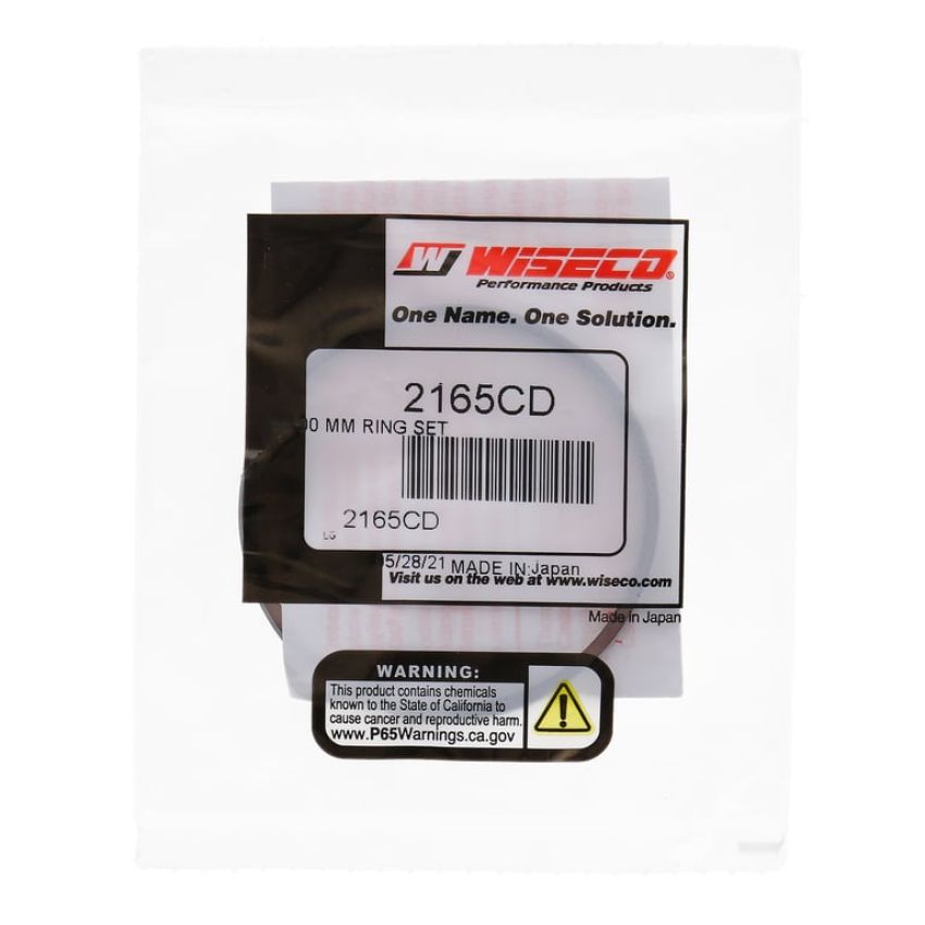 Wiseco 2165CD Wiseco Piston Ring Set, 2 Cycle, 55.00 MM Bore