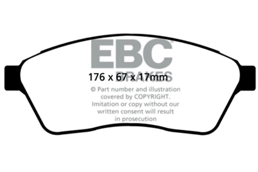 EBC Brakes DP21859 Greenstuff 2000 Series Sport Brake Pads