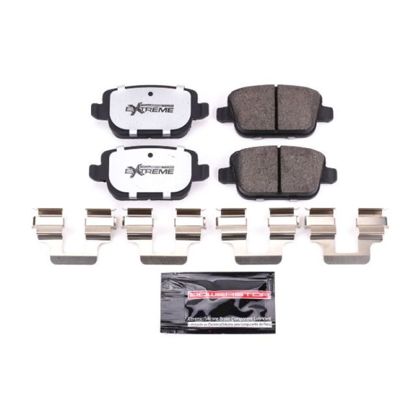 PowerStop Z36-1314 PowerStop - Z36 Truck and SUV Carbon-Fiber Ceramic Brake Pads with Hardware Kit