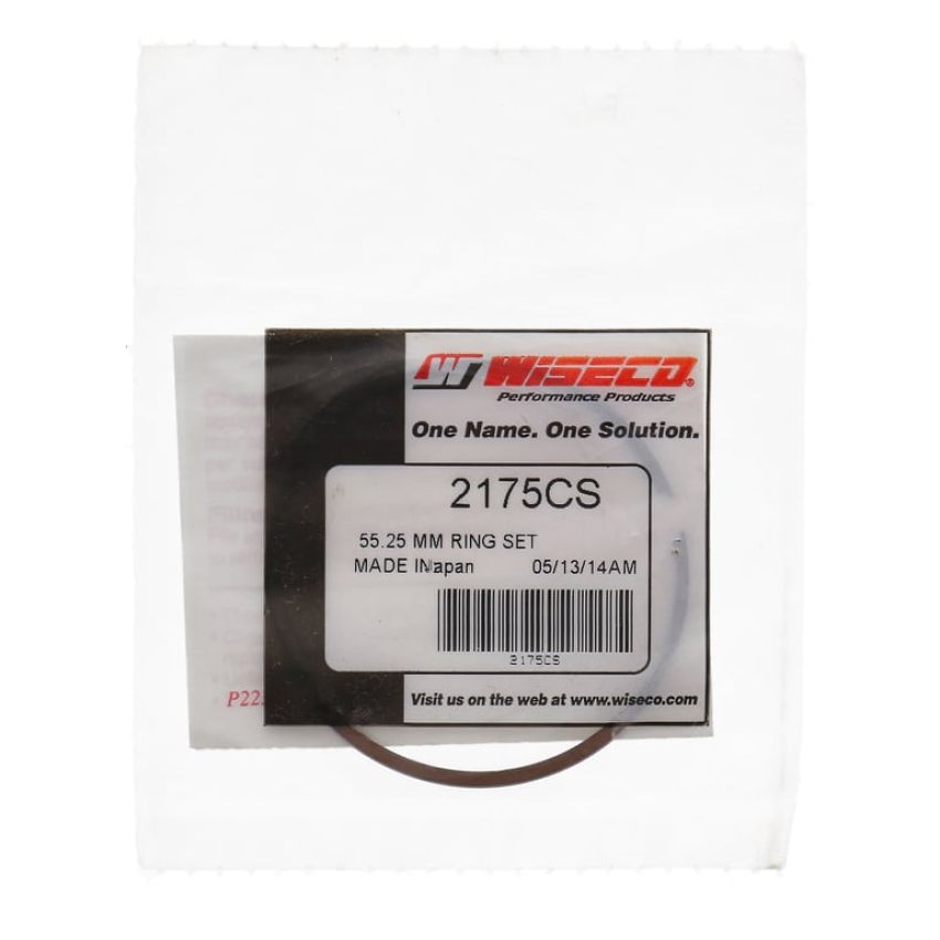 Wiseco 2175CS Wiseco Piston Ring Set, 2 Cycle, 55.25 MM Bore