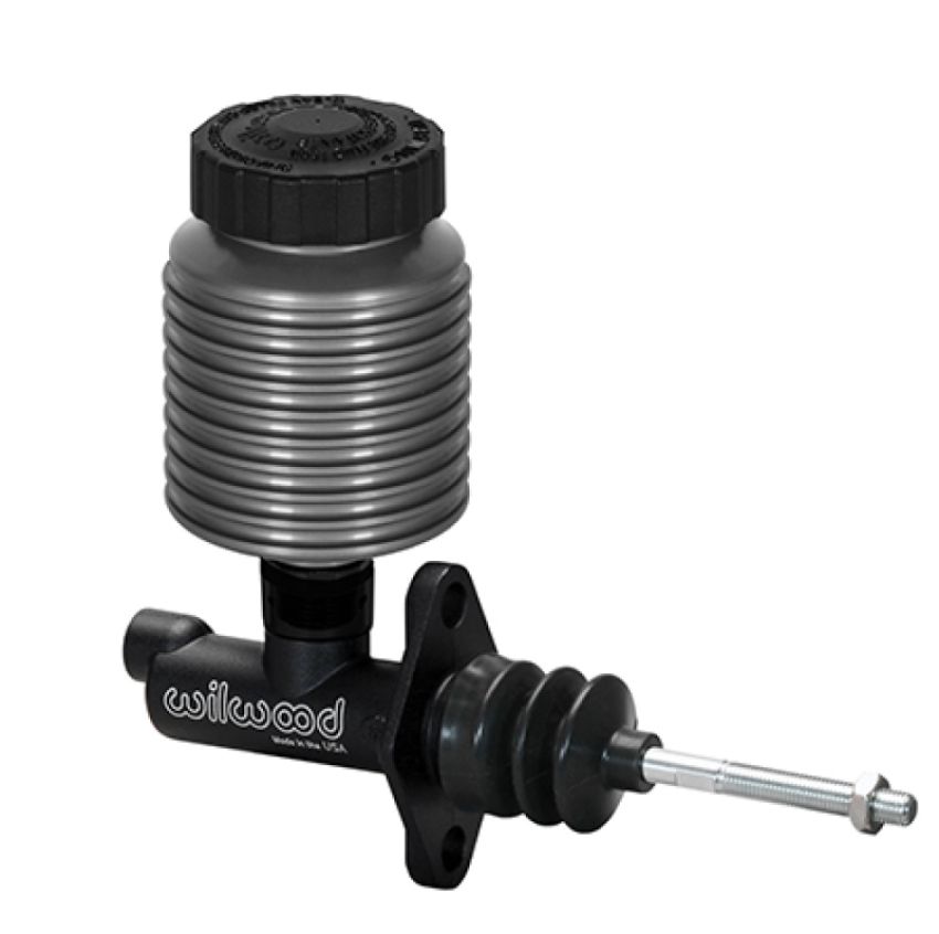 Wilwood 261-16841-1.12 Compact Remote MC w/ Direct Mount LW Anodized Billet Alum. Reservoir - 1.12 Bore 1/8-27 NPT