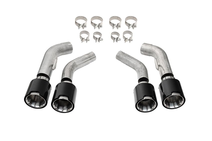 Corsa Performance 21835CF Quad 4.5in. Carbon Fiber Polished Tip Kit