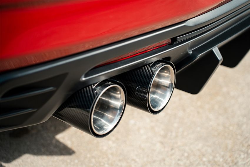 Corsa Performance 21835CF Quad 4.5in. Carbon Fiber Polished Tip Kit