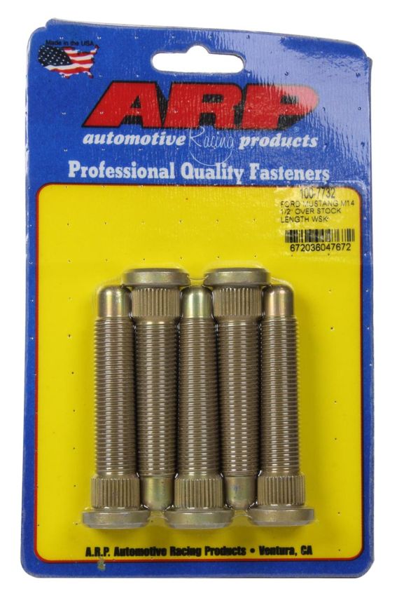 ARP ARP100-7732 14mm Wheel Stud Kit 5pk 15-Up Mustang