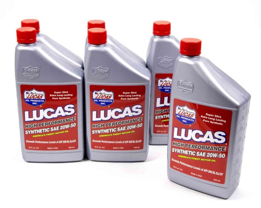 Lucas Oil Products 10054 Synthetic SAE 20W-50 Racing Oil