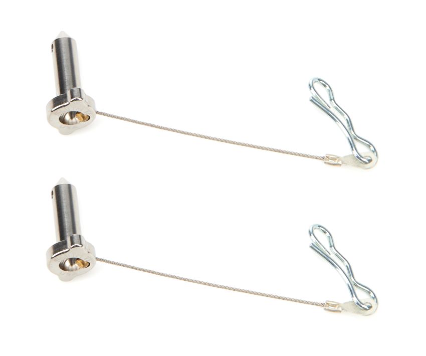 Ti22 PERFORMANCE TIP6116 Aero Wing Tree Pin Kit 1/4x5/8 Pair Titanium