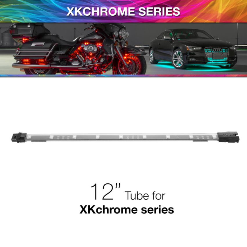 XKGLOW XK-4P-T-12 XK Glow 12in Multi Color LED tube for XKchrome & 7 Color Series
