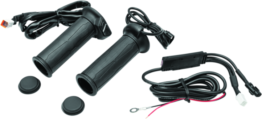 Kuryakyn 6478 Apollo Heated Grips 7/8in With Thumb Throttle