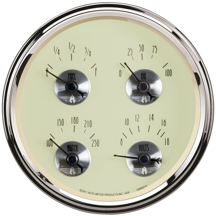 AutoMeter 2010 GAUGE, QUAD, 5