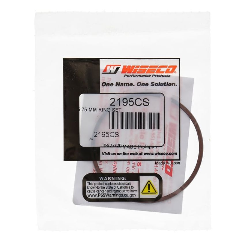 Wiseco 2195CS Wiseco Piston Ring Set, 2 Cycle, 55.75 MM Bore