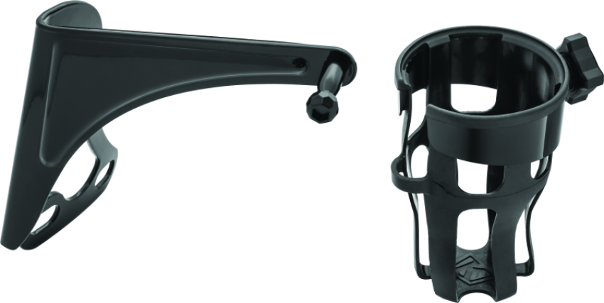 Kuryakyn 6489 Reflex Drink Holder-Passenger Mount Black