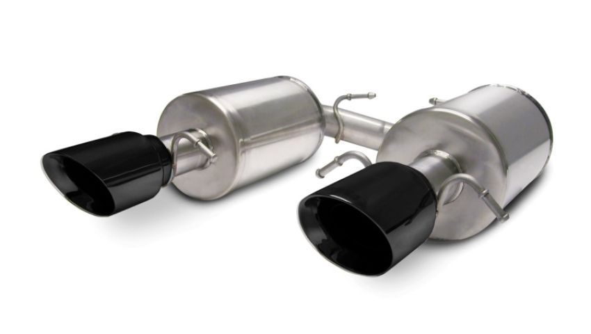 CORSA Performance 14157BLK Corsa 2005-2007 Cadillac STS 4.6L 2.5in Axle-Back Dual Rear w Single 4in Black Pro-Series Tips