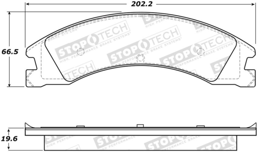 Stoptech 308.13300 Street Brake Pads - Front/Rear