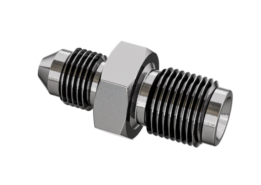 Goodridge P815-03VC Straight Male Adaptor AN3 to AN3 Inverted