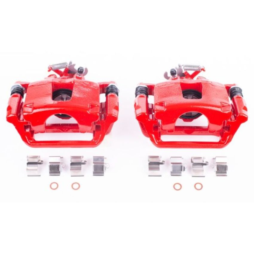 PowerStop S5398 Red Powder Coated Calipers