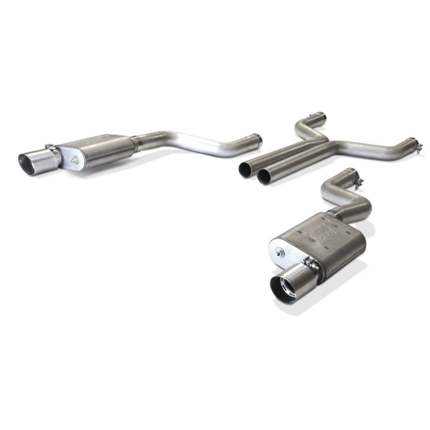BBK 30065 2015-16 Mustang GT Varitune Complete Cat Back Exhaust System (Includes Resonator Delete X-Pipe)