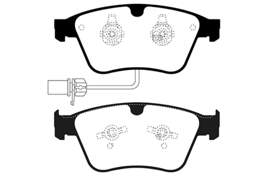 EBC Brakes DP42317R Yellowstuff Street And Track Brake Pads