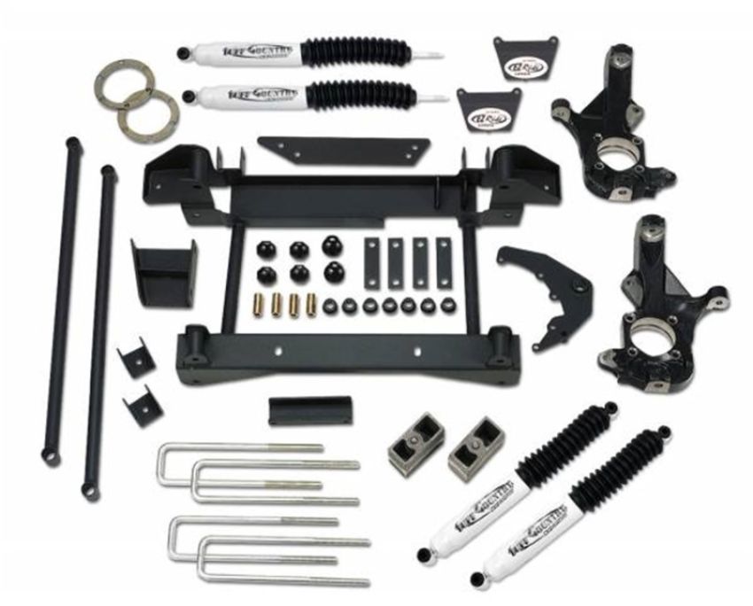 Tuff Country 16985KN 01-10 Chevy Silverado 2500HD 4x4 6in Lift Kit (w/1pc Sub Frame SX8000 Shocks)