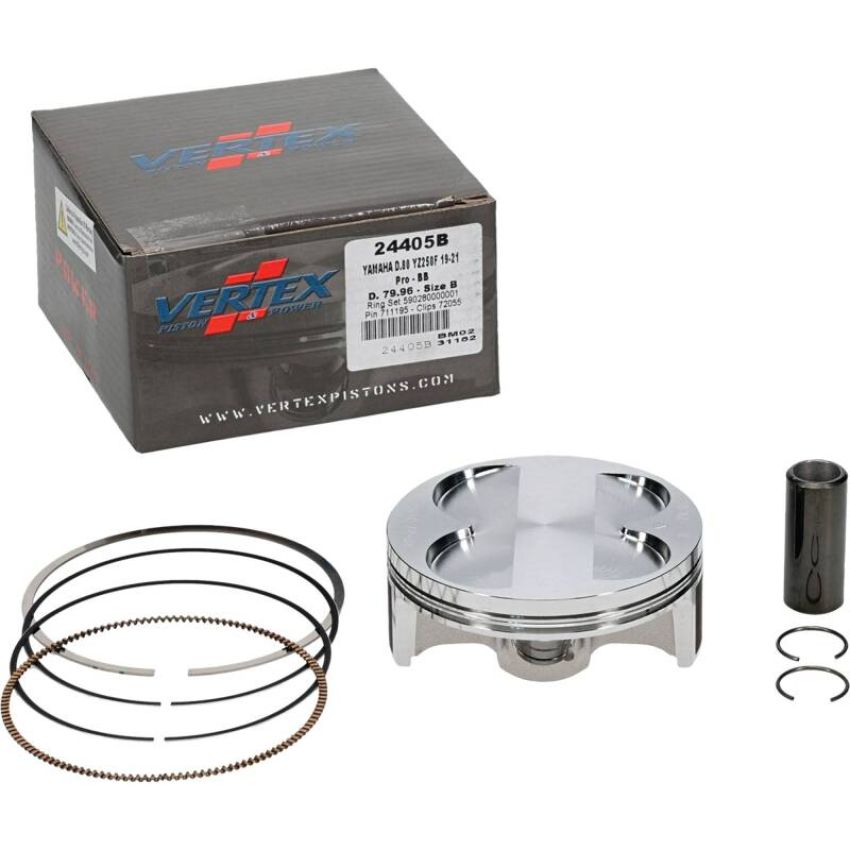 Vertex Pistons 24405B Vertex Piston 20-24 Yamaha WR 250 F 250cc +3mm Forged Big Bore Piston Kit 270cc.
