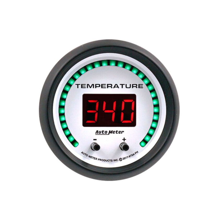 AutoMeter 6754-PH GAUGE, FLUID TEMPERATURE, 2 1/16