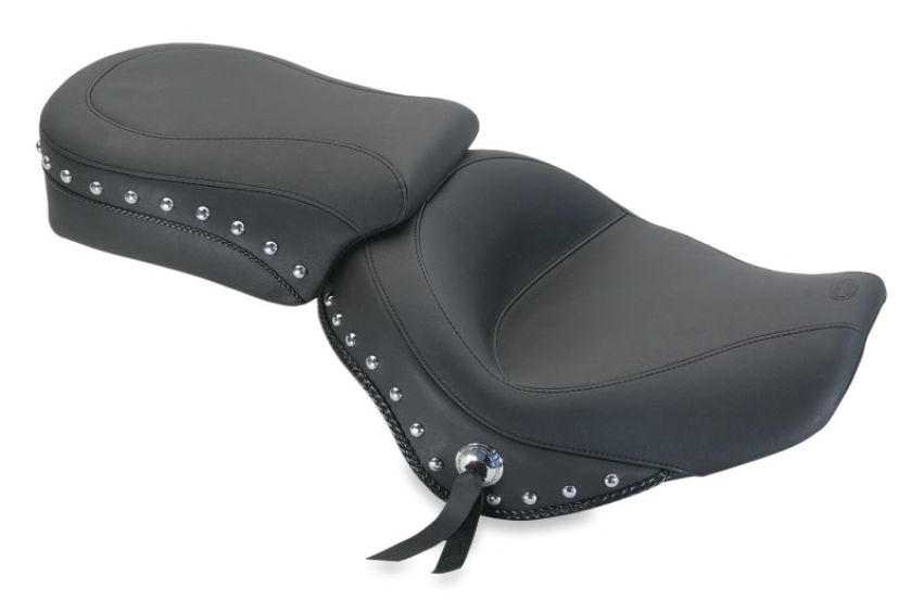 Mustang Motorcycle 76830 Mustang 10-18 Triumph Thunderbird, Thunderbird Storm Std. Touring 2PC Seat w/Studs - Black
