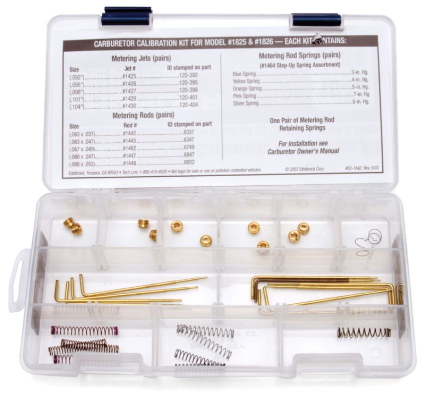 Edelbrock 1842 Calibration Kit for 1825/1826