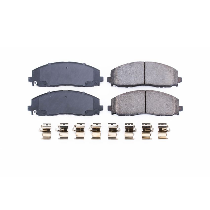PowerStop 17-1589 PowerStop - Z17 Low-Dust Ceramic Brake Pads with Hardware