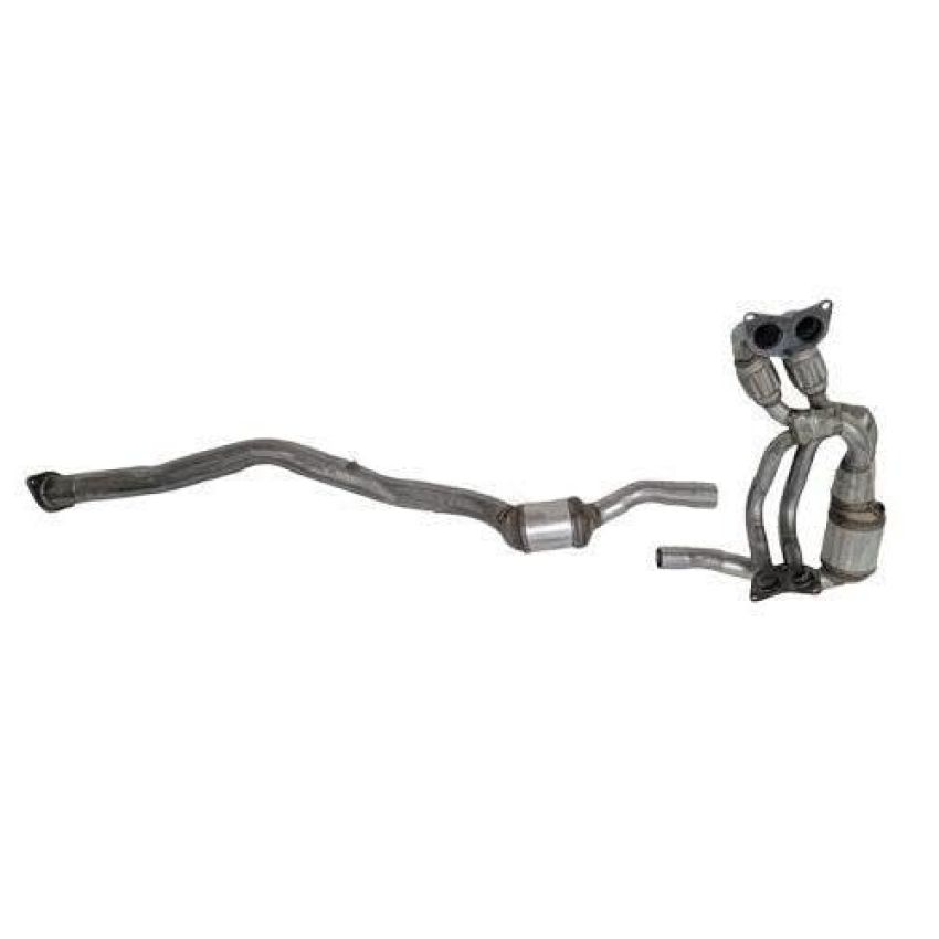 FORTLUFT 4401702 Front Center EPA (Federal) Direct-Fit Catalytic Converter for 18-23 Subaru Crosstrek, 19-24 Subaru Forester