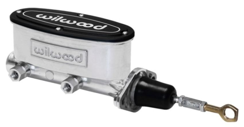 Wilwood 260-14157-P High Volume Tandem M/C - 15/16in Bore Ball Burnished-W/Pushrod - Early Mustang
