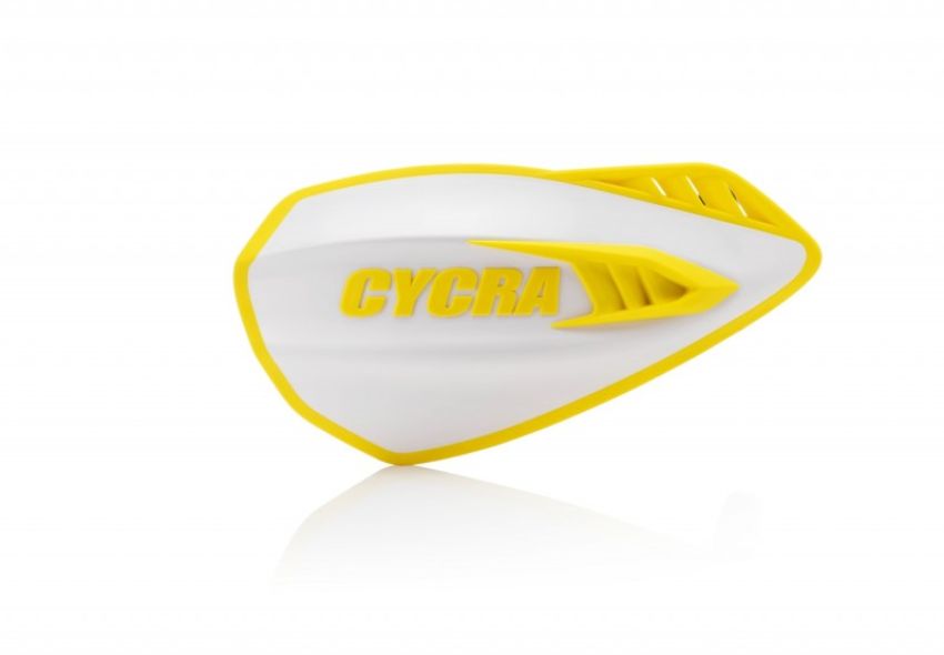 Cycra 1CYC-0056-234 Cyclone MX - White/Yellow