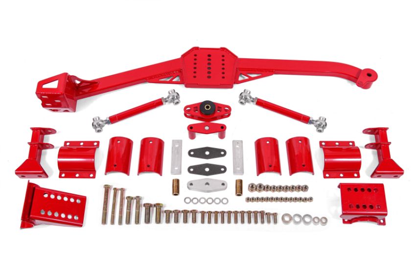 BMR Suspension WL330R BMR 82-92 3rd Gen F-Body Body Mount Watts Link Rod Ends - Red