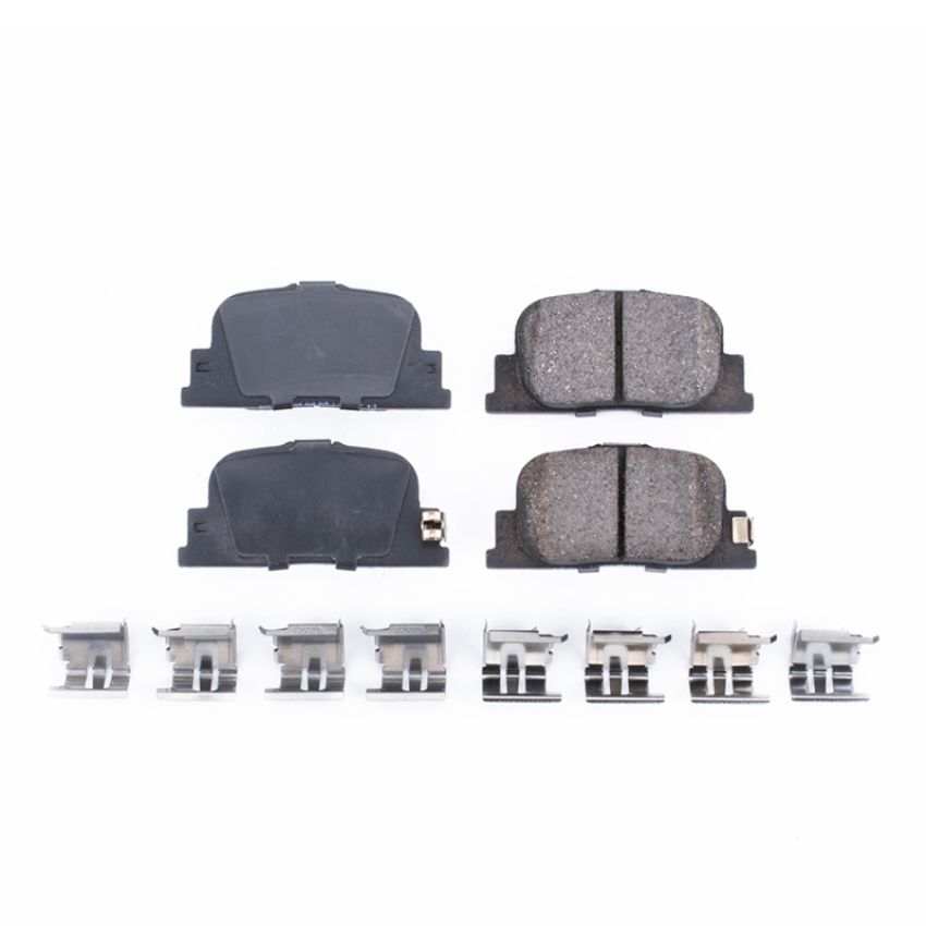 PowerStop 17-835 PowerStop - Z17 Low-Dust Ceramic Brake Pads with Hardware