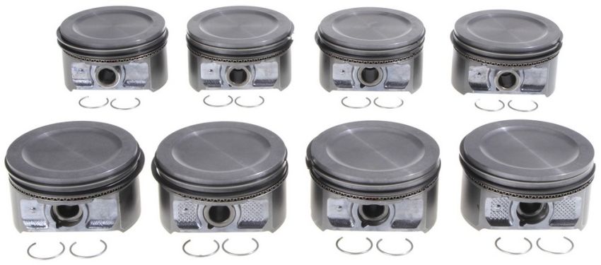 Mahle OE Ford 5.4L SOHC 97-99 8 Cyl STD w/ PCR Piston With Rings Set (Set of 8)