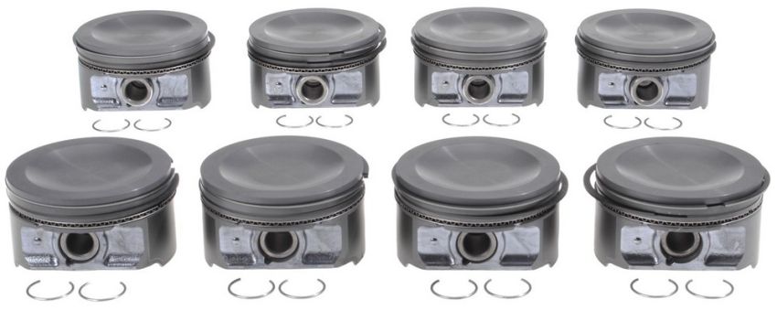 Mahle OE Ford 4.6L 90L77+A6 STD w/ PCR Eng Set Piston With Rings Set (Set of 8)