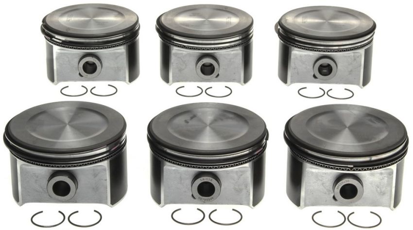 Mahle OE Chry 3.5L V6 1998-2004 Vin G Concord LHS Prowler 300M .030 Piston w/ Rings Set (Set of 6)